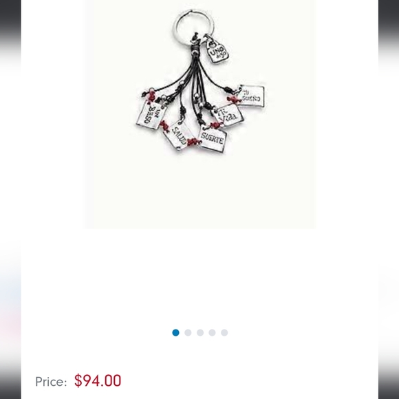 NWT Uno de 50 Keyring with message - Picture 5 of 11